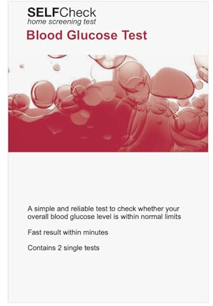 SELFCHECK Blood Glucose Level Test – 2 Tests Included