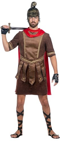 WILBERS & WILBERS 5459 - Römer Kostüm für Herren, Gewand mit Umhang, für Karneval