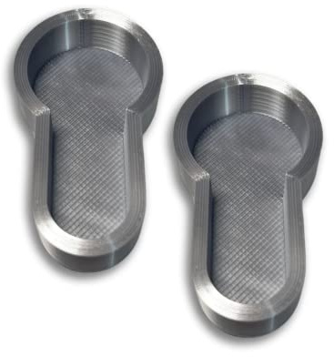 Schloss-Zugluftstopper Schlüsselloch-Abdeckung Push-Fit-Kappe, hält Zugluft und Kälte draußen, einfach zu installieren, 2er-Pack (Silber)