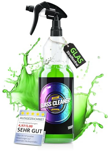 ADBL HOLAWESOME Glass Cleaner 2 (1L) - Hochwirksamer Glasreiniger für streifenfreie Sauberkeit - Entfernt Fett, Schmutz und Fingerabdrücke mühelos - Schnelle Anwendung für perfekte Glasflächen