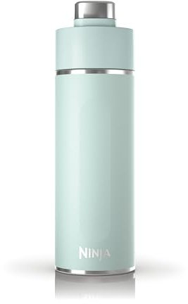 Ninja Thirsti Water Bottle and Flask 530 ML With Leak-Proof Lid, Designed For Carbonated, Hot & Cold Drinks, Ideal For Travel & Sports, Triple Insulated, Stainless Steel Bottle, Mint, DW1801EUUKMT