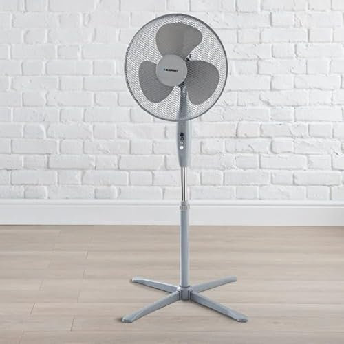BargainsMania Blaaupunkt Oscillating 16 Pedestal Fan - Grey - Enjoy a Cool Breeze This Summer With This Fantastic Pedestal Fan - Complete With Oscillating Function.