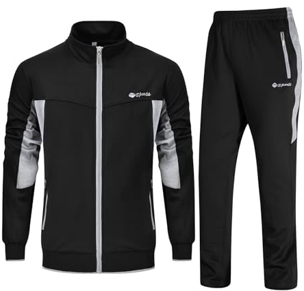 Rdruko Conjunto de Chándal para Hombre, Incluye Sudadera con Capucha y Pantalón Largo, para Fútbol, Gimnasio, Deporte, Ocio, XXL