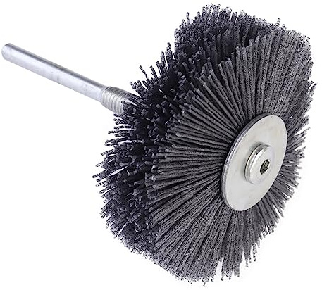 PLAFOPE Herramientas De Alambre Abrasivo Cepillo Para Muela De Amolar Muela Abrasiva Para Tallado De Raíces Muebles y Pulido De Madera Herramienta De Amolado Forma De Flor Grain