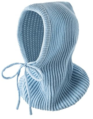 Kapuzenschal, Strickmütze Damen Winter, Wasserdicht Sturmhaube, Warme Sturmhauben, Beanie Wintermützen, Verdickter Einteilige Schalmütze, Sturmhaube Ohrschal Set, Kappe Schal, Skimütze, Skimaske