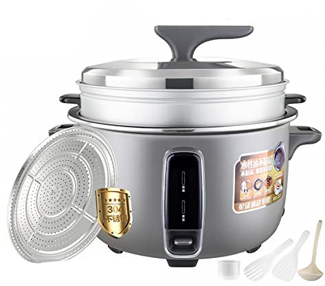 Olla arrocera, Olla arrocera con vaporera (8-30 l), Olla arrocera, Aislamiento automático, para hoteles, restaurantes, comedores, escuelas (15 l)