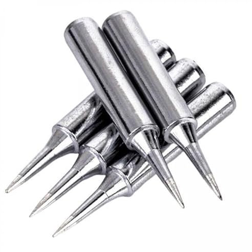 MagiDeal 5X 5Pcs Copper Soldering Iron Tips, Soldering Head, Solder Iron Tip, for 936 Soldering Station Welding Parts