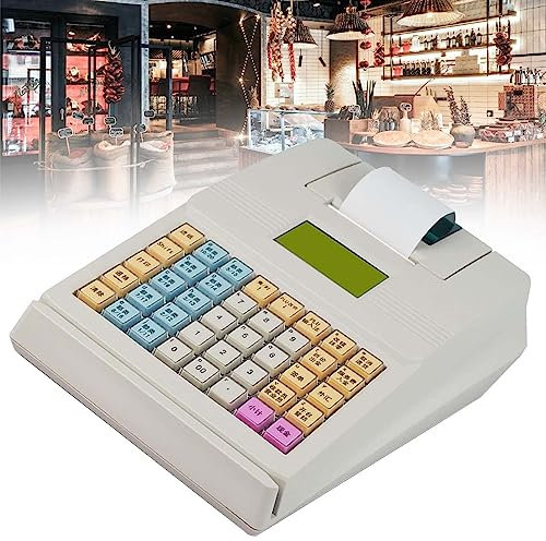 IUBGFTO Multifunktions-Registrierkasse, Elektronisches Registrierkassensystem, Bargeldverwaltungssystem, Registrierkasse mit Anzeigebildschirm