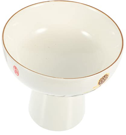 Warmhm Kelch Küche Puddingbecher Dessertschale Mit Fuß Eisbecher Dessertbecher Salatschüssel Mousse Cup Stehende Tasse Eiscreme Tasse Keramik Weiß