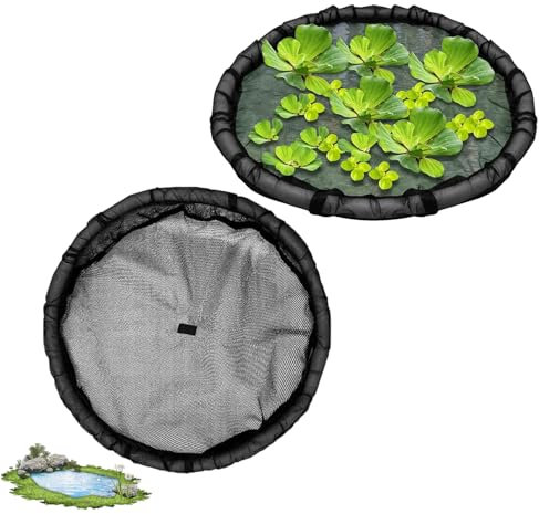 2 Stück Teich Pflanztopf Schwimmend Schwimmende Pflanzeninsel Schwimminsel Pflanzenschutz Schwimmring Für Teichpflanzen Feinmaschiger Pflanzkorb Für Teichlandschaften, Gartenteich & Fischdekoration