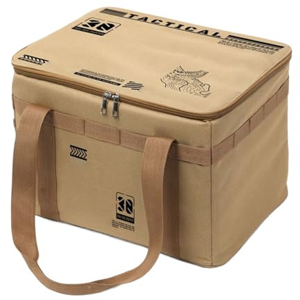 Sac D'organisateur De Camping Extérieur - Duffel Pliable Étanche, Fournitures De Cuisson Légères | Conteneur De Rangement Dur De Longue Durée, Boîte Pour Poêle À Pique-nique Bols Accessoires De Voyage