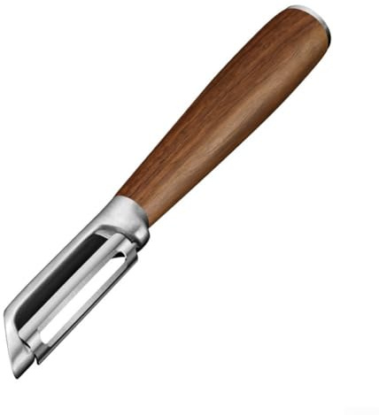 Gemüseschäler Küche Kartoffelschäler Hand Edelstahl Schäler mit Holzgriff