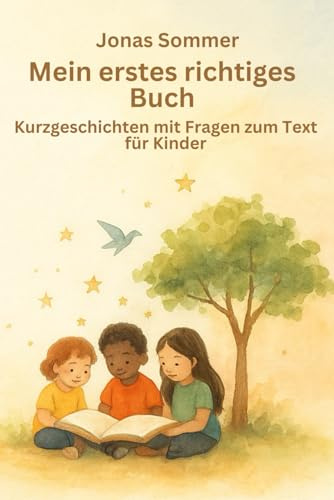 Mein erstes richtiges Buch - Kurzgeschichten mit Fragen zum Text für Kinder: optimal um das Leseverständnis bei Kindern zu fördern