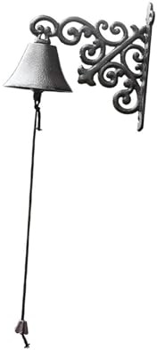 Gcljlmy Campana sospesa, campanello, in ghisa, campanello, scuotendo manualmente, campana per la cena per la decorazione della barca, sud-ovest
