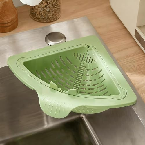 Sink Strainer | Magnetic Sink Corner Rack Strainer | Magnetic Anti Clog Basket | Multifunction Corner Drain Catcher with Strong Suction Function,High Performance Kitchen Organizer for Fruit Vegetable