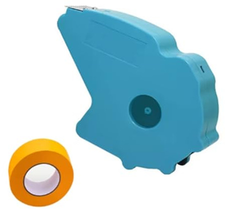 PPcdfre Máquina Aplicadora de Cinta Adhesiva para Pintor, Cinta Adhesiva para Reparar y Embellecer Grietas en Azulejos, con Herramienta para Cortar Cinta