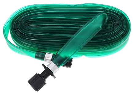 WRITWAA Tuyau D’Arrosage Plat Perforé PVC Vert 75 M Tuyau D’Irrigation Agricole Trous Accessoire Jardin pour Arrosage Extérieur et Potager Fourniture de Jardinage Solide et Anti-Fuite