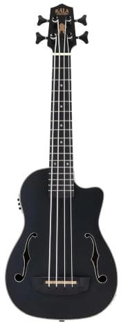 U-Bass Journeyman, Fretted - Matte Black, with Bag