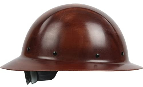 Dynamic WolfJaw Fiberglass Full Brim Hard Hat with Wheel Ratchet