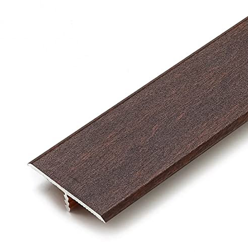 übergangsprofi Holzmaserung Design Aluminium Bodenübergangsstreifen, Bodenbelagsstreifen Holz zu Fliese Vinyl zu Holz für Küche/Schlafzimmer/Balkon (Color : B, Size : Length 90cm/35in)