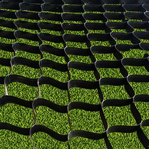 ERRULAN Kiesgitter Kiesgitter Stabilisator, Erosionsschutz Pflanzer Für Hang, Heavy Duty Permeable Pavers Für Gras Schuppen Hänge, 1/2/3/4/5/6m Breit (Color : WxH, Size : 5x7 m/16.5x23 ft)