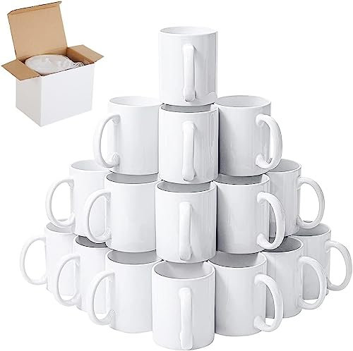 12x Cricut Blanko Becher, weiß, 330 ml, Sublimationsbecher für Infusible Ink Sublimationstinten