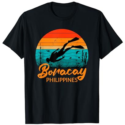 Boracay Philippinen Schnorcheln Tauchen T-Shirt