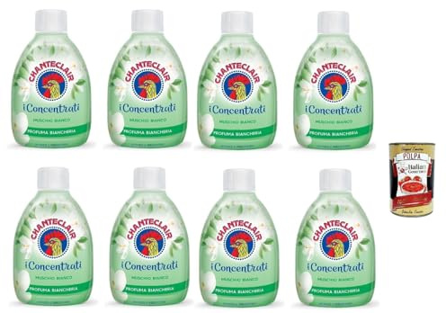 Italian Gourmet Chanteclair Italian Gourmet Profumo bucato Muschio Bianco | Concentrato da lavatrice, lang anhaltende Frische für Textilien, armadio e, Gesamtnettogewicht 1,76 L + Kostenlos Polpa 400g