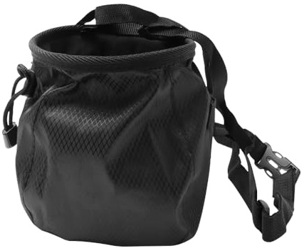 ANCLLO Sac à Craie Sac de Taille extérieur Organisateur de Poudre de Talc pour l'escalade, l'haltérophilie, la Gymnastique
