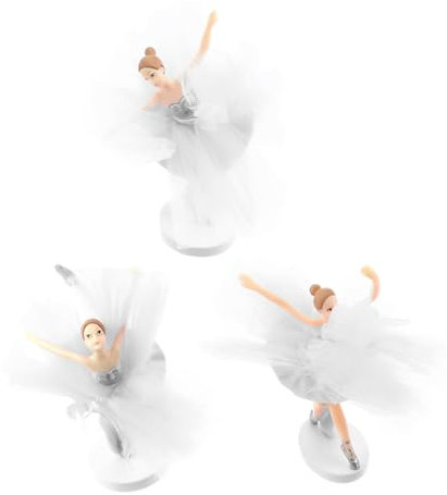 WHAMVOX 3sätze Ballerina Cupcake Toppers Tüll Mädchen Tortendeko Für Geburtstagsfeiern Hochzeiten Und Besondere Anlässe Und Langlebig Für Einzigartiges Kuchenerlebnis