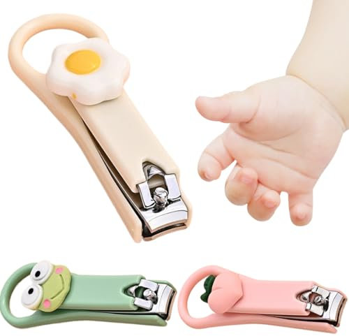 3 pezzi tagliaunghie per bambini, tagliaunghie per bambini, cura delle unghie, cartone animato carino