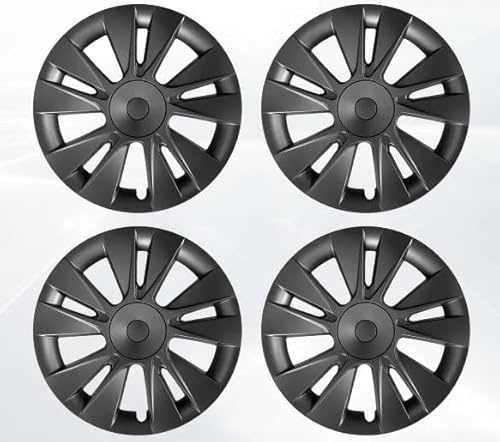 Tesla Model 3 18 Zoll Matt Black Aero Radkappen 4er Set