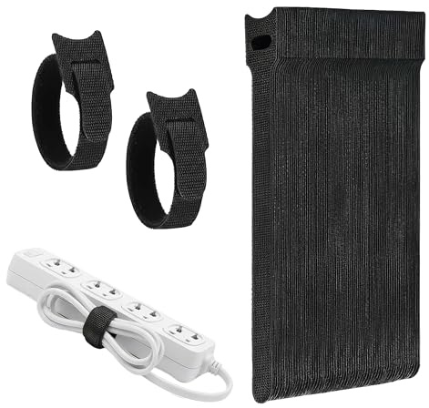 Fascette Cablaggio Riutilizzabili, Regolabili | 20CM X 50 PZI |✮GARANZIA A VITA✮- Fascetta Stringicavo per Organizzare Fili, Cavi, Carica Batterie - Cinghia Fermacavi in Nylon con Fibbia in Plastica