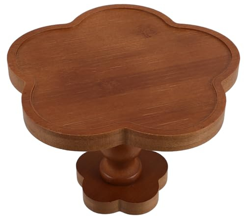 Homoyoyo Plateau à Bijoux Bois Plateau de Rangement Surélevé pour Clés Bagues et Petits Accessoires Décoration pour Bureau Chambre ou Salon