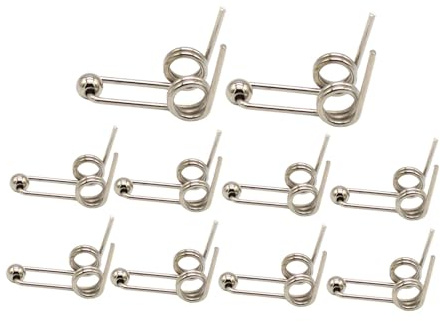 Generic 10 Piezas de Alambre de Metal de Doble, Diámetro de 1,2 Mm para Plancha, Rizador de Pelo Y Rizador Eléctrico, 24mm