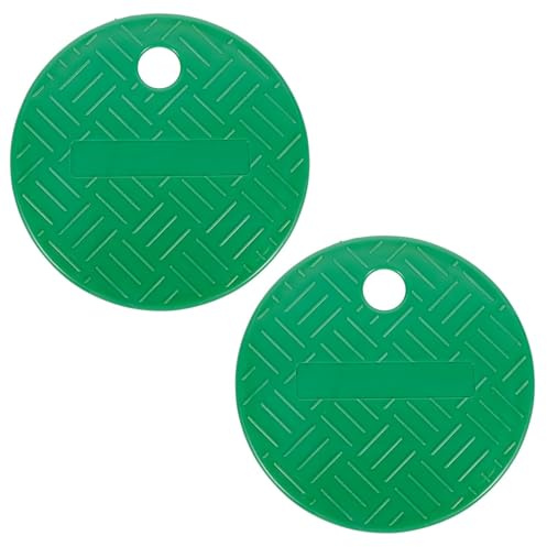 MOLUCKFU Coperchio Scatola Valvole 2 Pezzi Facile Installazione e Rimozione in Plastico Verde per Irrigazione Compatibile Valvole Sprinkler e Collettori a Goccia