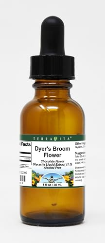 Dyer's Broom Flower Glycerite Liquid Extract (1:5) - Chocolate Flavored (1 oz, ZIN: 522395)