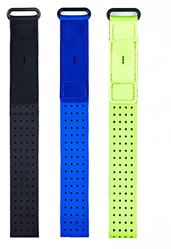 Chofit Bands Compatible with Fitbit Inspire/Inspire HR/Charge 2/Charge 3/Alta/Alta HR/Flex/Fitbit one Fitness Tracker, 3-Pack Ankle Arm Wristband Straps Extender Bands (Wristband 10.2)