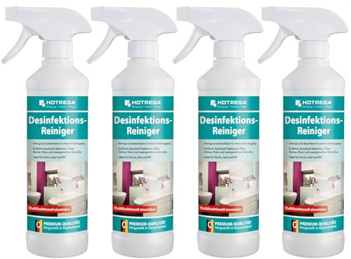 Hotrega H230028 Desinfektions-Reiniger - Virenschutz - 4er Set