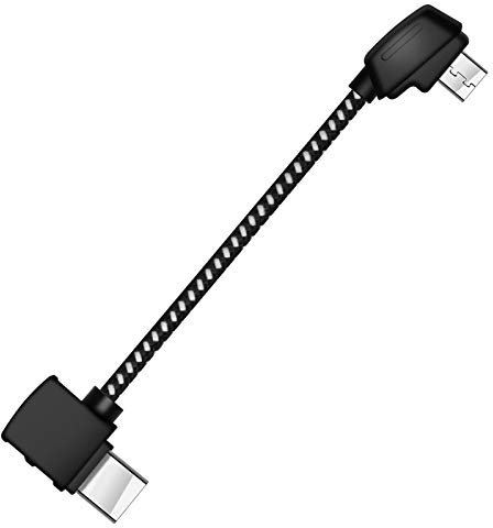 LYONGTECH Cavo telecomando Micro AB a USB C 9,4 cm per DJI Mini SE, Mavic Mini, Mavic 2 Pro Zoom/Mavic Air/Mavic Pro Platinum (connettore tipo C)