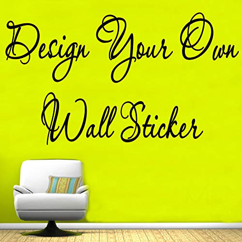 Design Your Own Wall Sticker Quote Decal Customized Art Text Name Sticker Words
