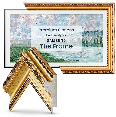 Ornate Gold 32 Premiere Deco TV Frame - Compatible ONLY with Samsung The Frame TVs (Fits 2021-2026, LS03A, LS03B, LS03C, LS03D, LS03FA)