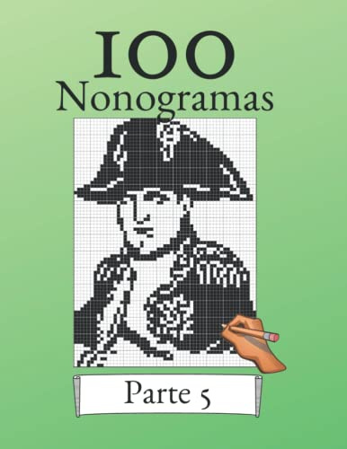 100 Nonogramas Volumen 5! Rompecabezas de lógica para principiantes y profesionales: Apto para niños y adultos