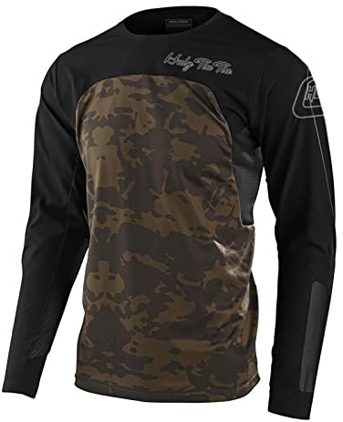 Radfahren Jersey Herren Mountainbike Motocross Jersey Langarm MTB T-Shirt,Shirt Downhill Fahrrad Jersey Schnelltrocknend