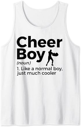 Lustiges Cheerboy-Definition Cheerleading Tank Top
