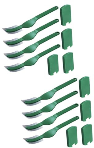 Zerodeko 8 Stk Gebogenes Brotmesser Brotwerkzeug Brotformmesser Ritzmesser Brot Werkzeuge. Backen Ausstecher Backzubehör Brotschneider Brotschneidemesser Edelstahl Küchenwaren Teig