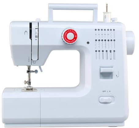 LetCart 618 Nähmaschine, 20 Stiche Mini-Nähmaschine Multifunktionale elektrische Haushaltsnähmaschine mit Fußpedal für Anfänger (nur Nähmaschine)