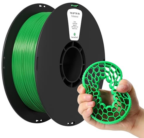 kexcelled TPU 95A Filament, Flexibel und Weich, Hervorragende Elastizität, 1,75mm 1kg Spule Rolle, 3D Drucker Materialient, Vakuumverpackung, für FDM Druckern, Grün
