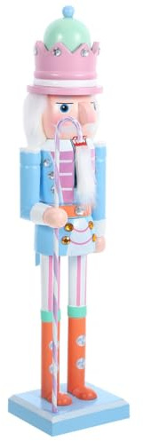 ABOOFAN Adornos De Cascanueces De Madera Decoración Navideña Pequeña Cascanueces Navideños para Fiesta Marioneta De Soldado Decoración De Ventana
