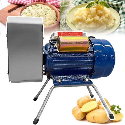 750w Electric Potato Masher(20-30kg/H) - Smooth Delicate, Potato Ricer Grinding + Stainless Steel Grinding Shaft, Commercial Electric Mud Grinder, for Canteen